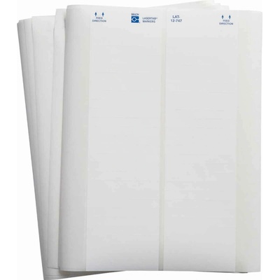 Brady LAT-12-747-2.5 / 029733, LaserTab Laser Printable Labels, 76.20 mm x 9.53 mm