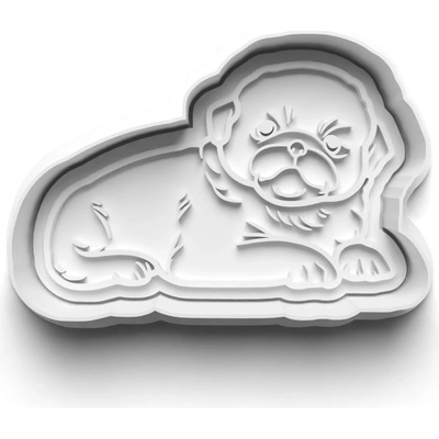 Vykrajovačka - Pekingese 7x9 cm