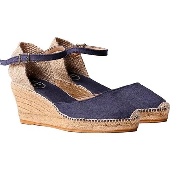 TONI PONS Caldes Wedge Espadrilles - Blue (Navy)