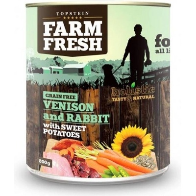 Topstein Farm Fresh Zvěřina a králík 6 x 800 g