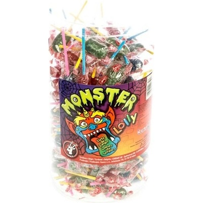 Monster Lolly lízanky farbiace 150 x 10 g