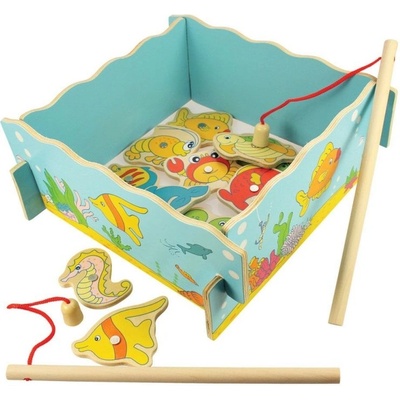 Bigjigs Toys - Дървена игра - Магнитен риболов - Малка