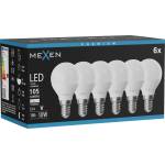 Mexen Nova 6x LED крушка E14, G45, 1W, Неутрална - 4000K, 105 lm - L101-E14-0140-01x06 (L101-E14-0140-01x06)