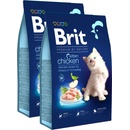 Brit Premium Cat Chicken Kitten 2 x 8 kg