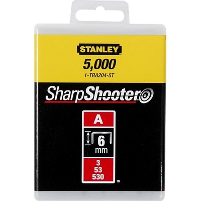 Stanley 6mm/1/4" Spony standardní 5000 ks 1-TRA204-ST