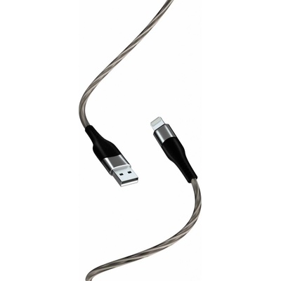 XO NB158 USB - iPhone lightning, 2,4A, 1m, šedý