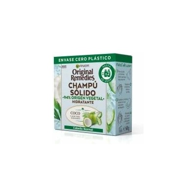 Garnier Твърд Шампоан Garnier Original Remedies Кокосов орех алое вера Овлажнител (60 g)