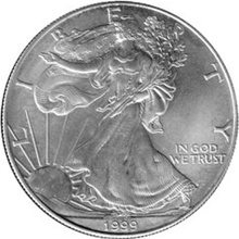 U.S. Mint stříbrná mince American Eagle 1999 1 oz