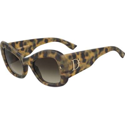 Dsquared2 Слънчеви очила DSquared2 Women's Butterfly Round Sunglasses - Havana Honey