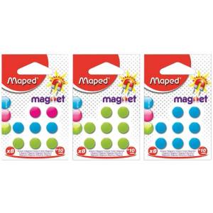 Maped Магнит, кръгъл, 10 мм, maped, смесени цветове 051100 (051100)