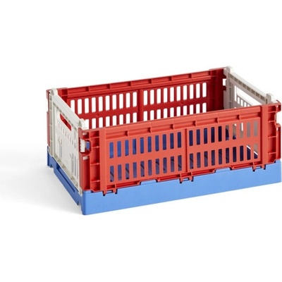 HAY Úložný box Colour Crate Mix S Red