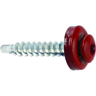 Klimas Samovrtný šroub plech–dřevo 4,8x35 mm, RAL 3011, 250 ks