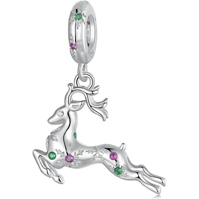 P&J Jewellery Stříbrný visací přívěsek Jiskřivý sob SB126