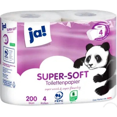 Ja! Super Soft 4-vrstvý 4 ks