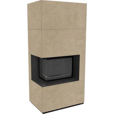 Kratki FLOKI BOX levá 8 kW průměr 160 křemenný sintr FOKOS RENA černá Thermote