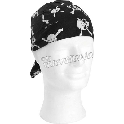 Šatka Headwrap Mil-Tec Skull čierny
