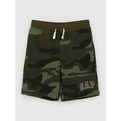 GAP 890929-03 Dětské teplákové kraťasy Zelená