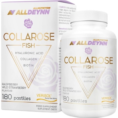 Alldeynn CollaRose Fish Pastilky malina/lesní lahoda 180 tablet