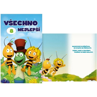 Blahopřání otočné 1-12 - Mája a Vilík