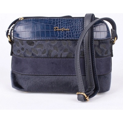 David Jones malá tmavěcrossbody kabelka 6157-1 modrá
