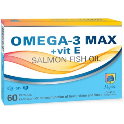 Magnalabs Omega-3 Max + vit E, 60 капсули, Magnalabs