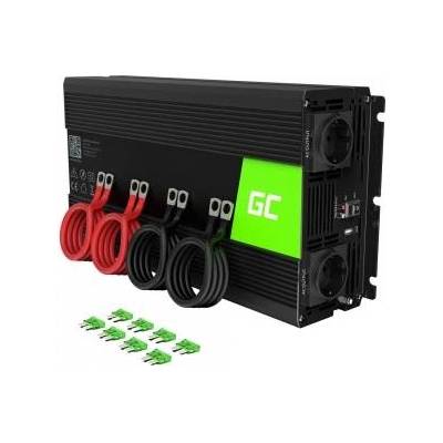Green Cell 2000W/4000W 12V to 230V Volt Car Voltage Converter Inverter Power Solar Inverter DC AC Converter Current Converter Vehicles Caravan Car Modified Sine Wave Car Charger