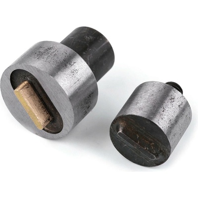 Piston k nýtování oválných průchodek 4x16 mm, 5x18 mm nikl 1 sada