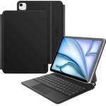 Tech-Protect Магнитен калъф с клавиатура за iPad Air 4 / 5 (10.9" 2020-2022) / 6 / 7 (11" 2024-2025) от Tech Protect Smartcase Magnetic+ - Черен (5906302363469)