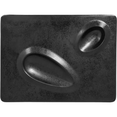RAK Porcelain Talíř obdélný 2 zóny 32 x 24 cm RAK-KRCRRP2IN2