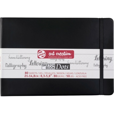 Talens Art Creation Sketchbook v pevnej väzbe bodkovanej stránky 80g 80 listov 21 x 29,7
