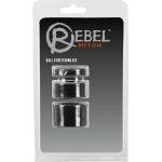 Rebel Ball - пенис и тестикуларен ринг и удължител - черен