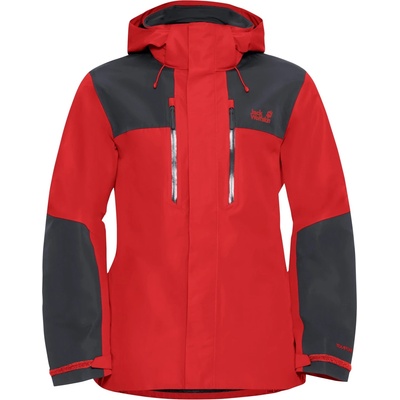 Jack Wolfskin Мъжко водоустойчиво яке Jack Wolfskin Jasper 2L Jacket Waterproof jacket - Siren Red (002-3095-0711)