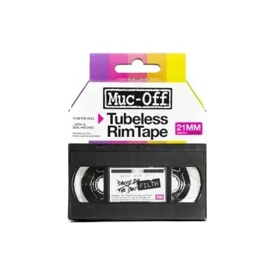 Obručová páska Muc-Off Tubeless Rim Tape ružová 10 m 28 mm