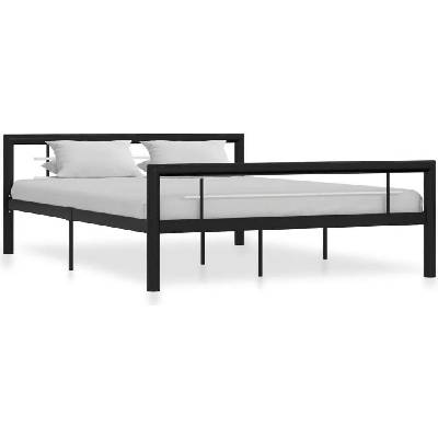 Nabytek XL 284552 Rám postele černobílý kov