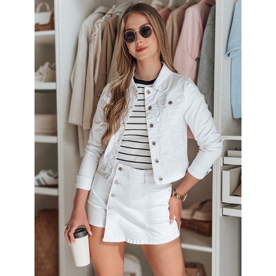 Dstreet dámske šortky SUMERLUXE SY0337 biela