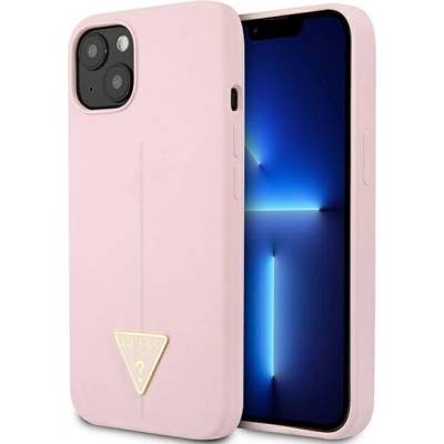 GUESS Кейс Guess GUHCP13SSLTGU за iPhone 13 mini 5.4", лилав, твърд, Silicone Triangle (GUE001928-0)