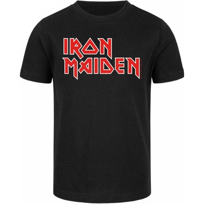 Metal-kids tričko metal Iron Maiden Logo čierna