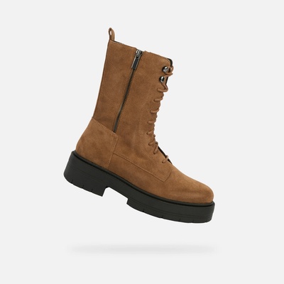 Geox Кафяви дамски боти Geox Spherica EC7 Geox | Kafyav | ЖЕНИ | 35