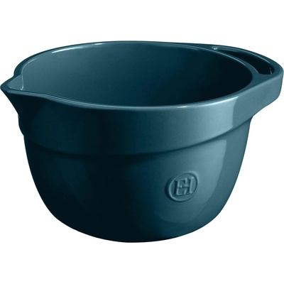 Emile henry (Франция) Керамична купа за смесване emile henry mixing bowl - 4.5 л - цвят синьо-зелен (eh 6564-97)