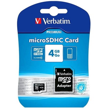Verbatim MicroSDHC Class 10 4 GB 44080
