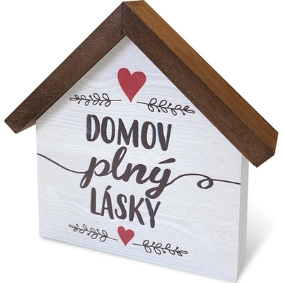 Nekupto Dřevěný domeček malý - Domov plný lásky