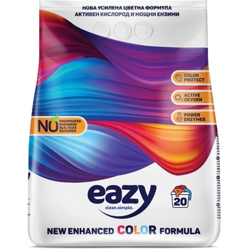 Eazy Сух прах за пране 1.4кг 20пр - За цветно (3108)
