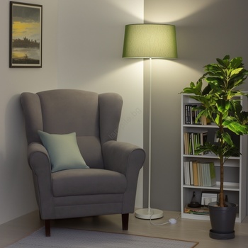 Brilagi - LED подова лампа CERIA 1xE27/40W/230V диам. 45 см зелена/бяла (BG2939)