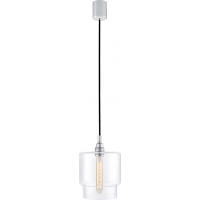 Kaspa Висяща лампа Longis IV черен проводник хром (10552109)