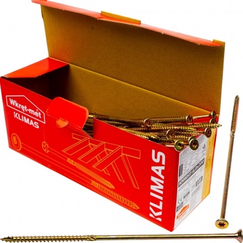 Klimas Wkret-Met TX 6x200mm - 100 ks - Skrutky / Vruty do dreva so zapustenou hlavou, WKCS