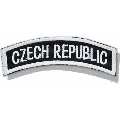 Nášivka: CZECH REPUBLIC [oblouková] [ssz] černá | bílá