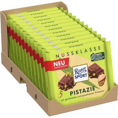 Ritter Sport Nussklasse s praženými pistáciemi 12 x 100 g