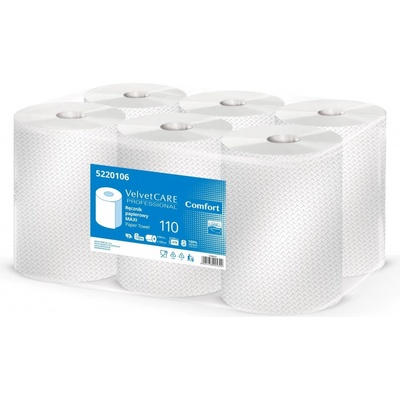 velvet professional 2vrstvé bílé 110 m