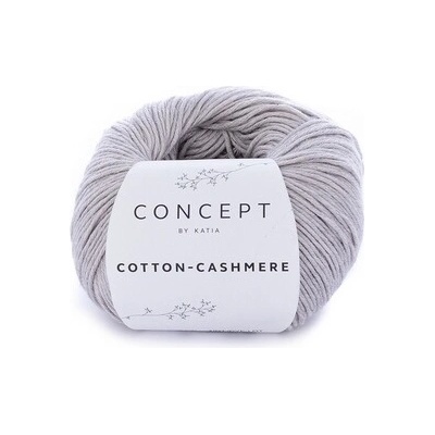 COTTON-CASHMERE Katia Farby COTTON-CASHMERE: 56 svetlá šedá