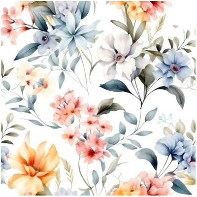 Harmony Ubrousky 3V s květinovým motivem 20 ks 33x33cm – Zbozi.Blesk.cz